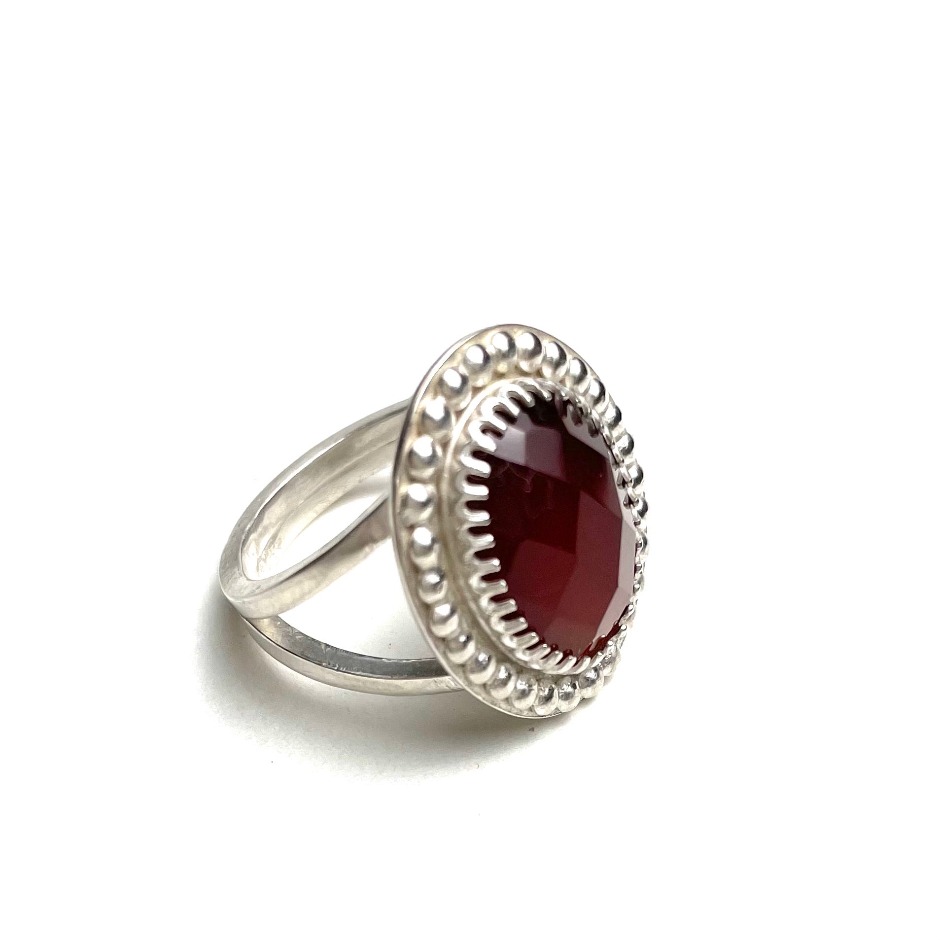 Carnelian Silver Ring - A Little Texas Charm