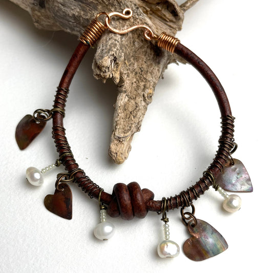 Hearts & Pearls Bracelet - A Little Texas Charm