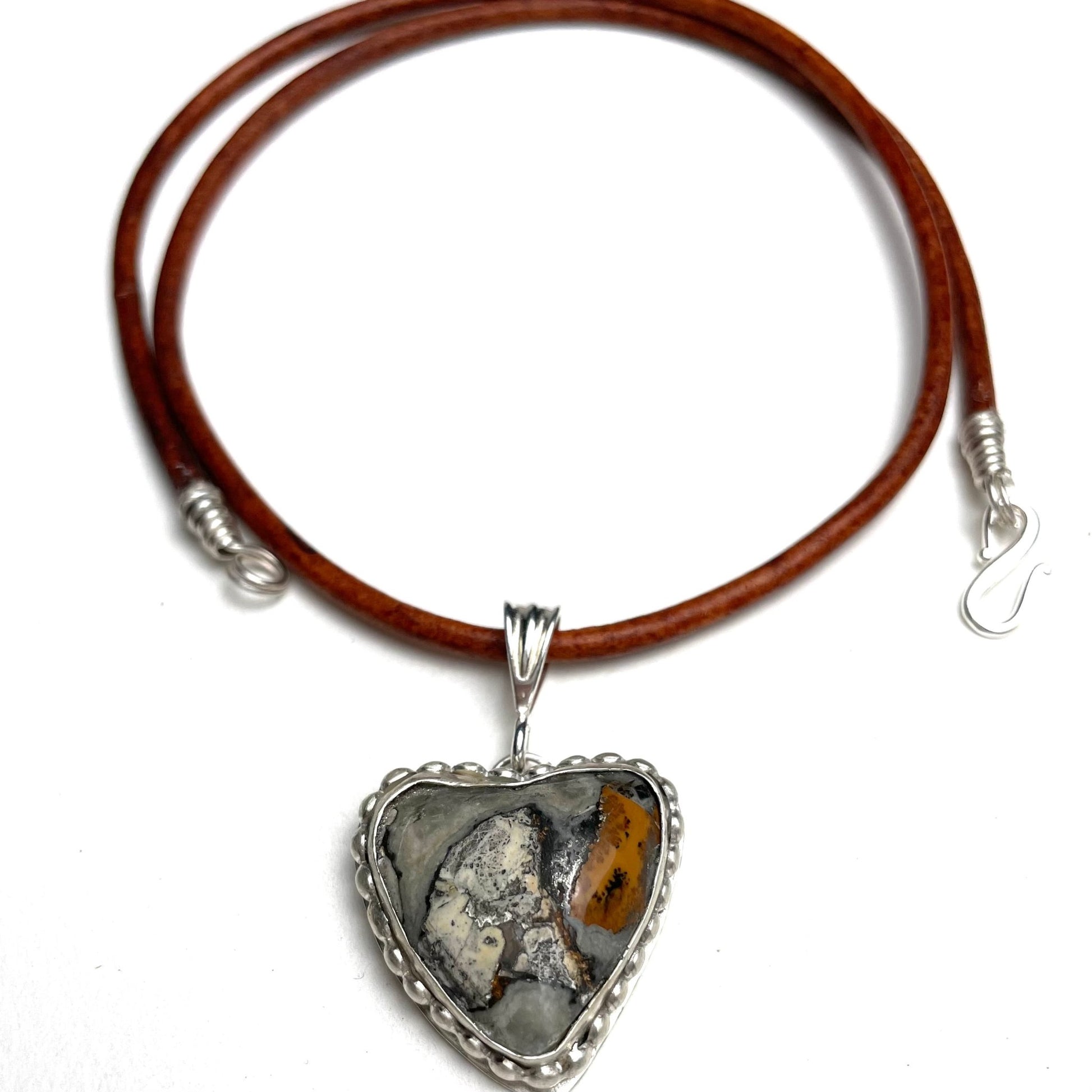 Rustic Maligano Heart Necklace - A Little Texas Charm