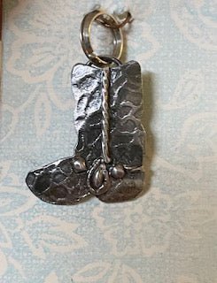 Sterling Silver Cowboy Boot Charm - A Little Texas Charm