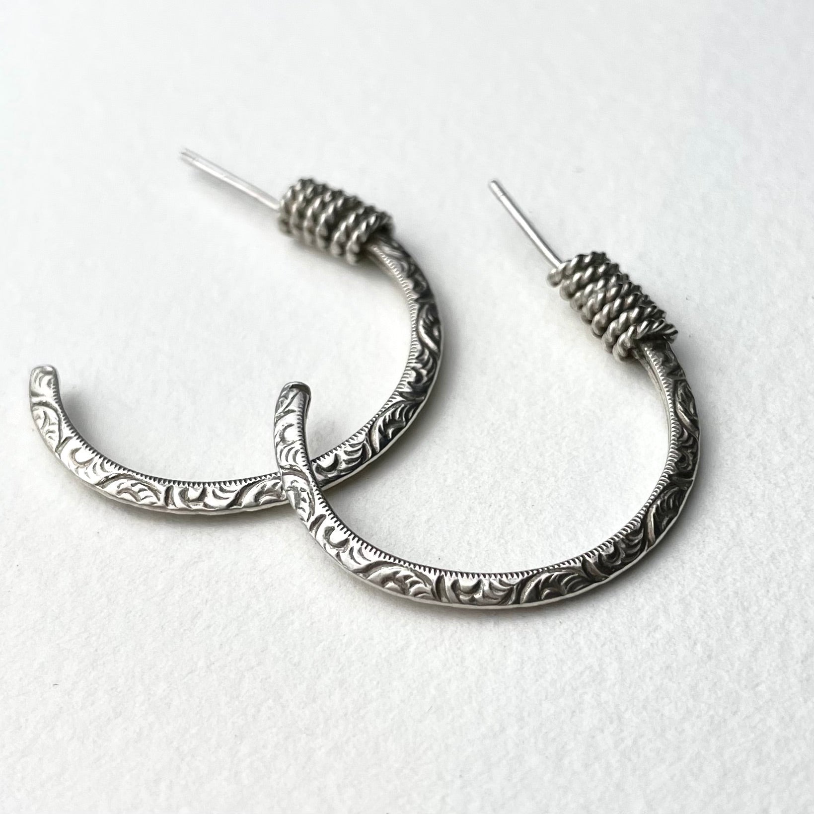 Western Hoop Earrings - A Little Texas Charm