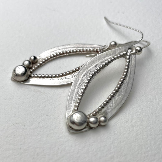 Western Silver Earrings - A Little Texas Charm